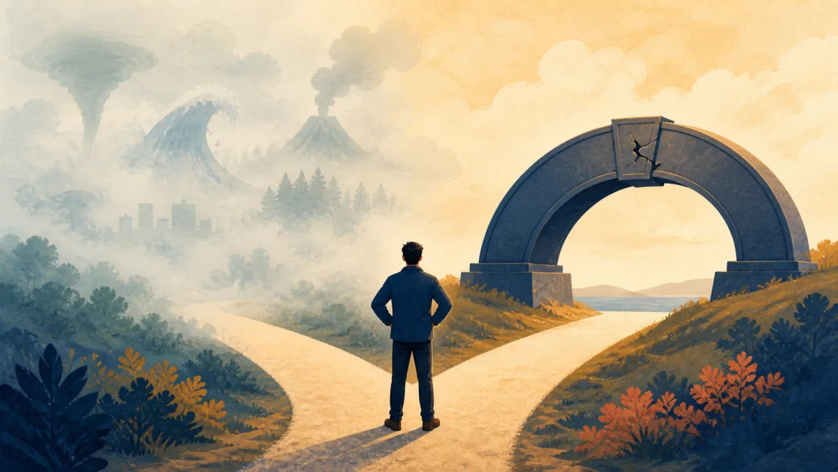 Professional choosing between a mist of many possible hazards and one arch with a precise hidden fracture