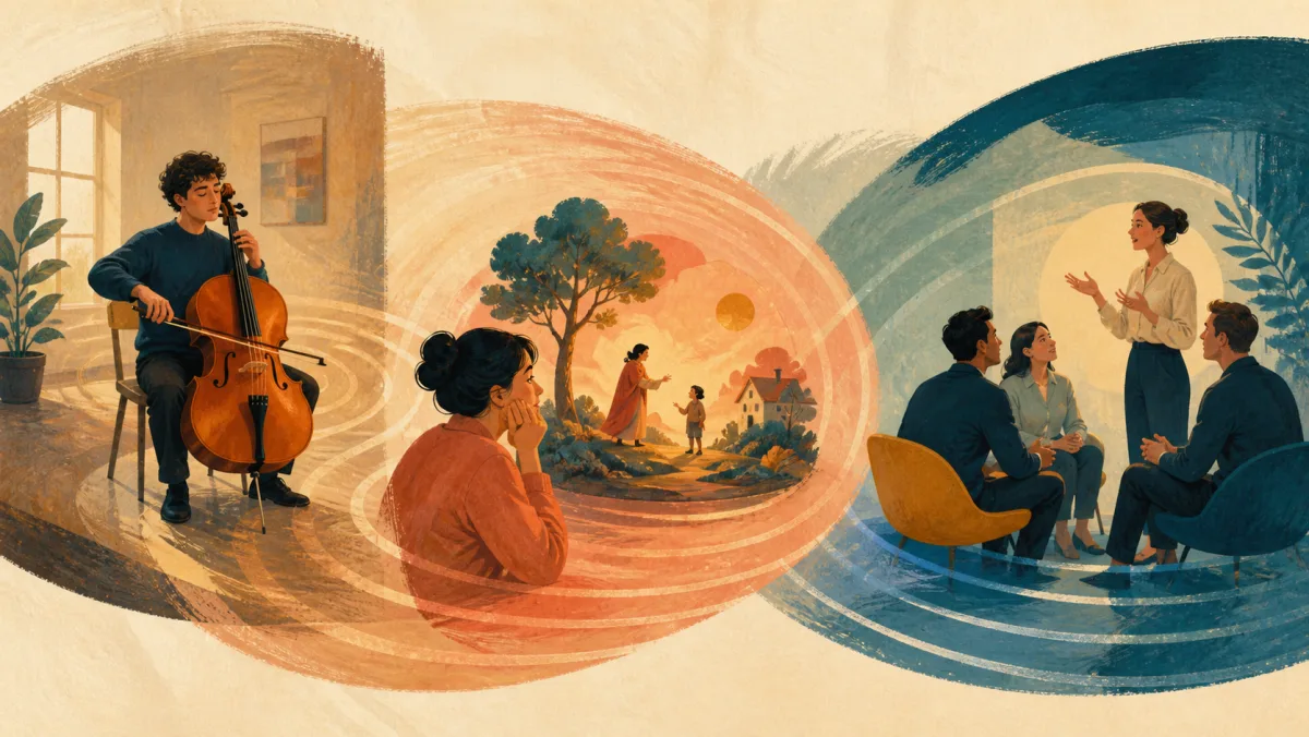 Ripples connect a resonant cello, a personally moving story, and an engaging workplace idea