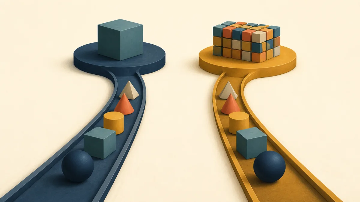 Analysts inspect crossed lines in a many-channel apparatus beside one correctly connected broad channel