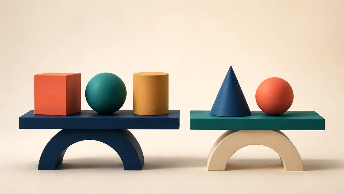 Colleagues pressing and smoothing several small wrinkles and kinks in a project ribbon