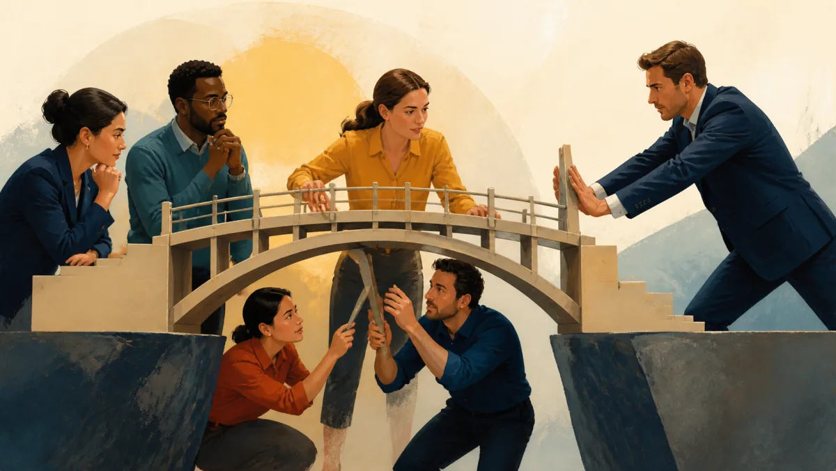 Professionals stress-test a bridge model from opposing sides and strengthen its weak points