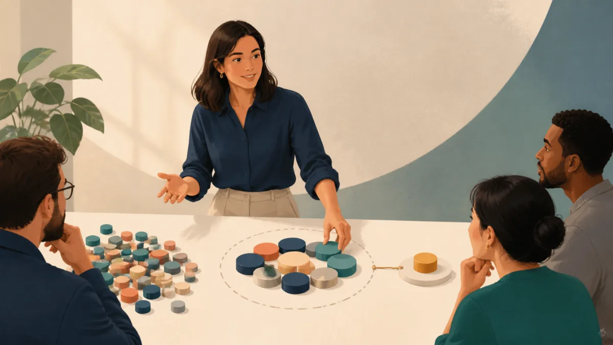 A professional turns many data tokens into one clear bounded pattern and connects it to a practical next step