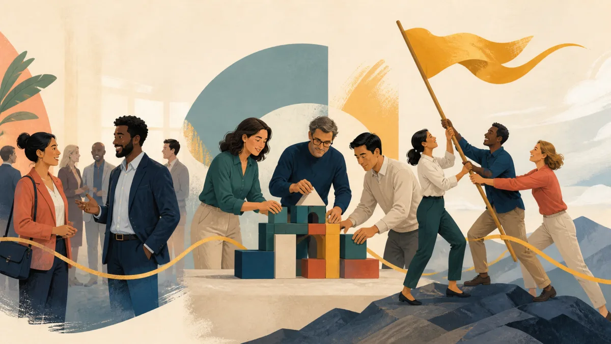 An informal introduction leads to a jointly assembled structure and a strong shared achievement